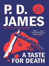 Imagen de portada para A Taste for Death